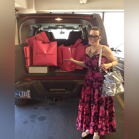 GORGEOUS Betsey Johnson Floral Maxi Dress - Picture 6 of 9